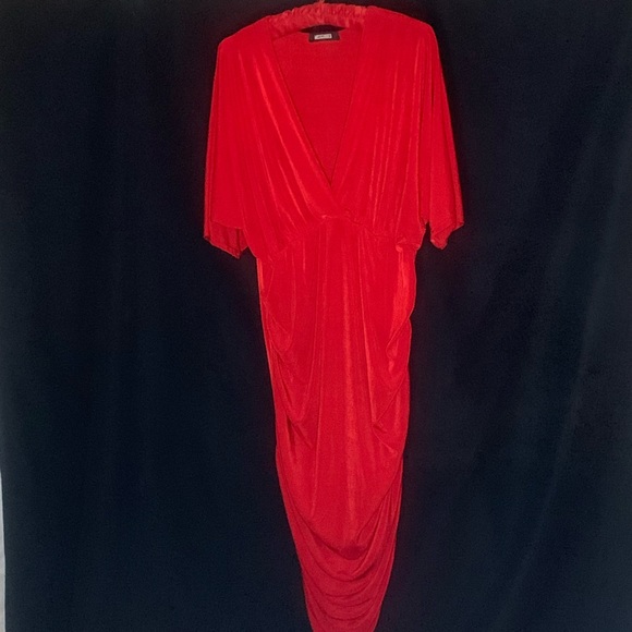 Missguided Red Bodycon Party Dress, Size 20 - Picture 1 of 9